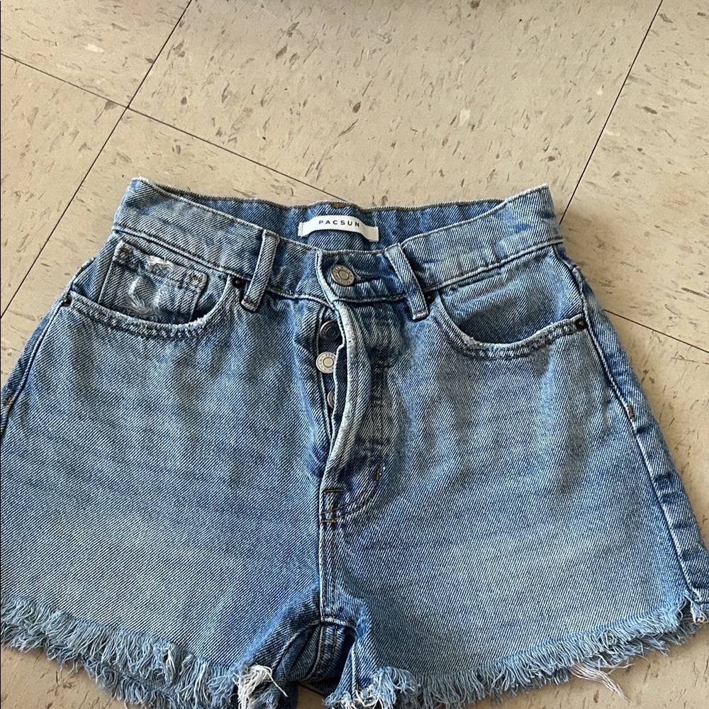 PacSun Light Blue Jean Shorts